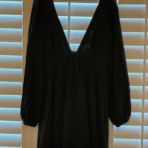 Boho chic backless free people dress